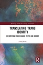 Cover: Translating Trans Identity - Routledge