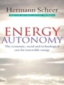Cover: Energy Autonomy - Routledge