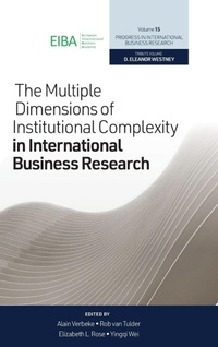 Enlarge image Cover: The Multiple Dimensions of Institutional Complexity in International Business Research - Emerald Publishing Limited