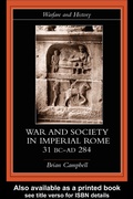 Cover: Warfare and Society in Imperial Rome, C. 31 BC-AD 280 - Routledge