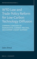 Cover: WTO Law and Trade Policy Reform for Low-Carbon Technology Diffusion - Martinus Nijhoff