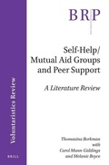 Cover: Self-Help/Mutual Aid Groups and Peer Support - Brill