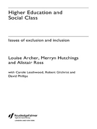 Enlarge image Cover: Higher Education and Social Class - Routledge