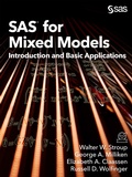 Cover: SAS for Mixed Models - SAS Institute