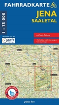 Cover: Fahrradkarte Jena, Saaletal - gr&uuml;nes herz