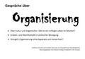 Cover: Gespr&auml;che &uuml;ber Organisierung - SeitenHieb-Verlag
