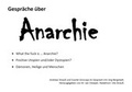 Cover: Gespr&auml;che &uuml;ber Anarchie - SeitenHieb-Verlag