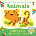 Cover: Usborne First Jigsaws and Book: Animals - Usborne Publishing Ltd