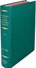 Cover: A Dictionary of the Older Scottish Tongue from the Twelfth Century to the End of the Seventeenth: Volume 5, O-Pn - Oxford University Press