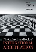 Cover: The Oxford Handbook of International Arbitration - OUP eBook