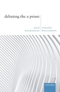 Cover: Debating the A Priori - OUP eBook