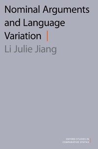 Enlarge image Cover: Nominal Arguments and Language Variation - OUP eBook