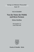 Cover: Von der Natur der Politik und ihren Formen. - Duncker & Humblot