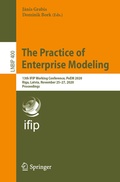 Cover: The Practice of Enterprise Modeling - Springer