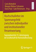 Cover: Hochschullehre im Spannungsfeld zwischen individueller und institutioneller Verantwortung - Springer VS
