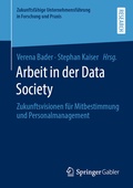 Cover: Arbeit in der Data Society - Springer Gabler