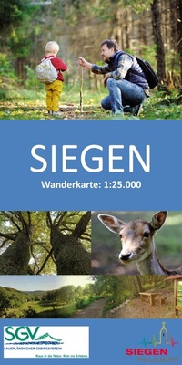 Abbildung von: Wanderkarte Siegen - grünes herz