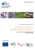 Cover: "Gute Governance" f&uuml;r gesellschaftliche Integration - Deutsches Institut f&uuml;r Urbanistik