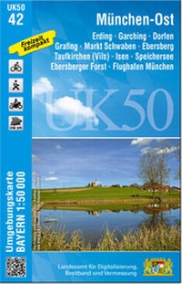 Abbildung von: UK50-42 München-Ost, Dorfen, Ebersberg, Erding - Landesamt für Digitalisierung, Breitband und Vermessung, Bayern