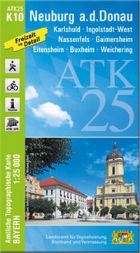 Abbildung von: ATK25-K10 Neuburg a.d.Donau (Amtliche Topographische Karte 1:25000) - Landesamt für Digitalisierung, Breitband und Vermessung, Bayern