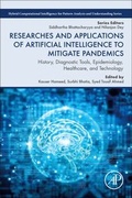 Cover: Researches and Applications of Artificial Intelligence to Mitigate Pandemics - Academic Press