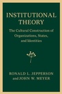Cover: Institutional Theory - Cambridge University Press