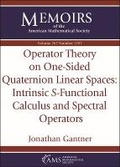 Cover: Operator Theory on One-Sided Quaternion Linear Spaces - American Mathematical Society