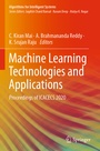 Cover: Machine Learning Technologies and Applications - Springer