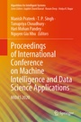 Cover: Proceedings of International Conference on Machine Intelligence and Data Science Applications - Springer