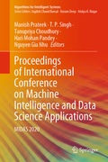 Cover: Proceedings of International Conference on Machine Intelligence and Data Science Applications - Springer