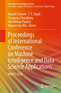 Enlarge image Cover: Proceedings of International Conference on Machine Intelligence and Data Science Applications - Springer