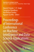 Cover: Proceedings of International Conference on Machine Intelligence and Data Science Applications - Springer