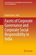 Cover: Facets of Corporate Governance and Corporate Social Responsibility in India - Springer