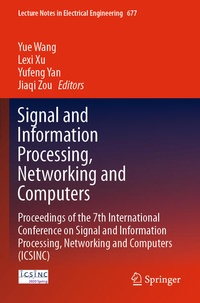 Enlarge image Cover: Signal and Information Processing, Networking and Computers - Springer