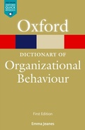 Cover: A Dictionary of Organizational Behaviour - OUP eBook