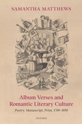 Bild: Album Verses and Romantic Literary Culture - OUP eBook