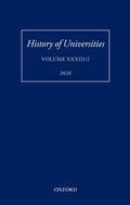 Cover: History of Universities Volume XXXIII/2 - OUP eBook