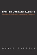 Cover: French Literary Fascism - Princeton University Press