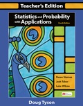 Cover: Statistics and Probability with Applications Teachers Edition - W.H.Freeman & Co Ltd