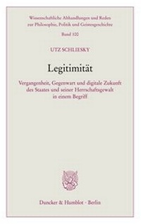 Abbildung von: Legitimität. - Duncker & Humblot