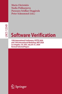 Enlarge image Cover: Software Verification - Springer
