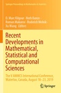 Cover: Recent Developments in Mathematical, Statistical and Computational Sciences - Springer