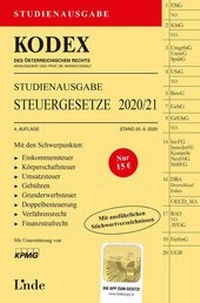 Abbildung von: KODEX Studienausgabe Steuergesetze 2020/21 - Linde