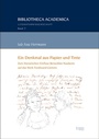 Cover: Ein Denkmal aus Papier und Tinte - Ergon