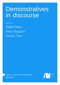 Enlarge image Cover: Demonstratives in discourse - Freie Universität Berlin Universitätsbibliothek