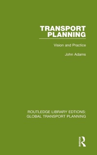 Enlarge image Cover: Transport Planning - Routledge