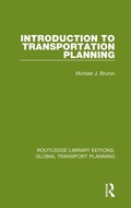 Cover: Introduction to Transportation Planning - Routledge