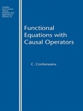 Cover: Functional Equations with Causal Operators - CRC Press