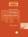 Cover: Forensic Speaker Identification - CRC Press