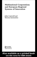 Cover: Multinational Corporations and European Regional Systems of Innovation - Routledge